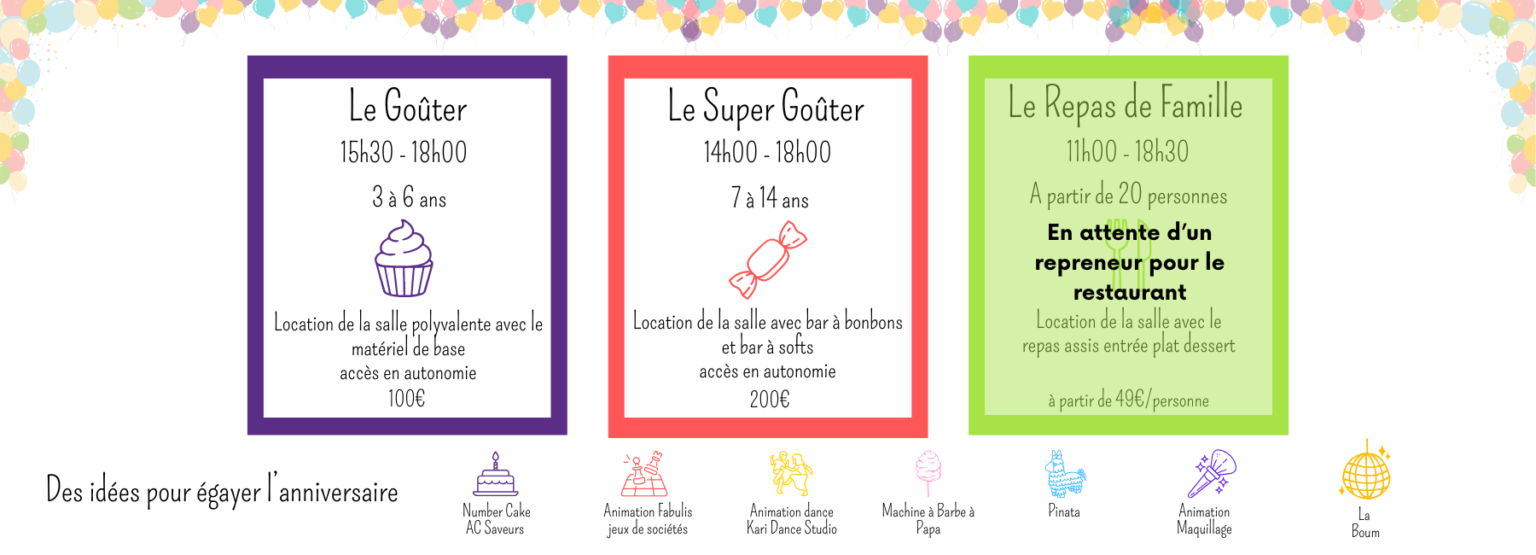 Offres anniversaires